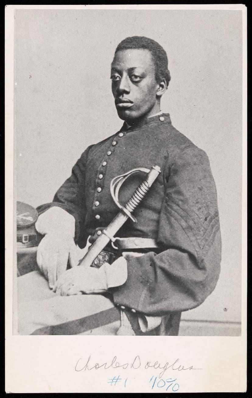 Civil War-Era Photographs: Charles Remond Douglass, Circa 1864