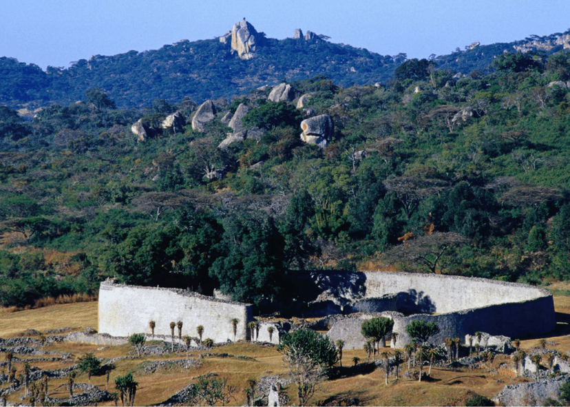 Photographs of Great Zimbabwe's Walls and Stone Enclosures, Twelfth to Fifteenth Century