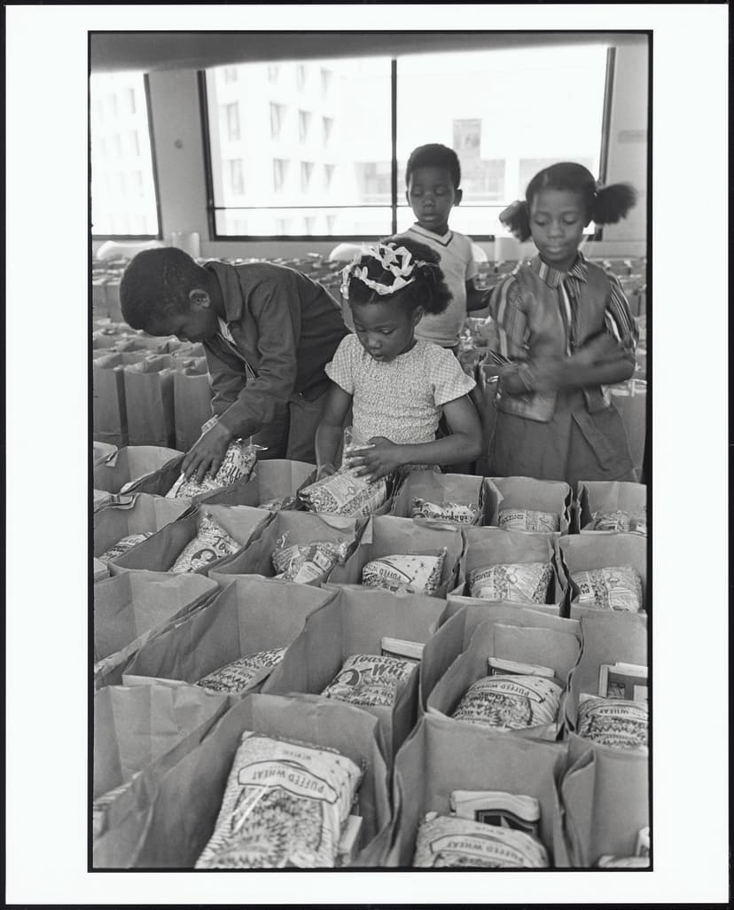 Black Panther Free Food Program, 1972
